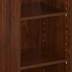 ClosetMaid Organizzatore in Legno a 3 Ripiani Versatile Impilabile con 2 Ripiani Regolabili per Casa e Ufficio, Finitura Ciliegio Scuro