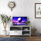 Costway Mobile TV Moderno con 3 Scomparti Aperti per TV fino a 55 Pollici
