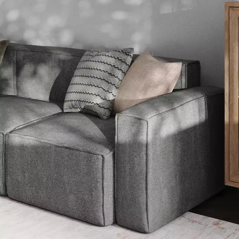 Poltrona con bracciolo Emma e Oliver Modular lato destro
