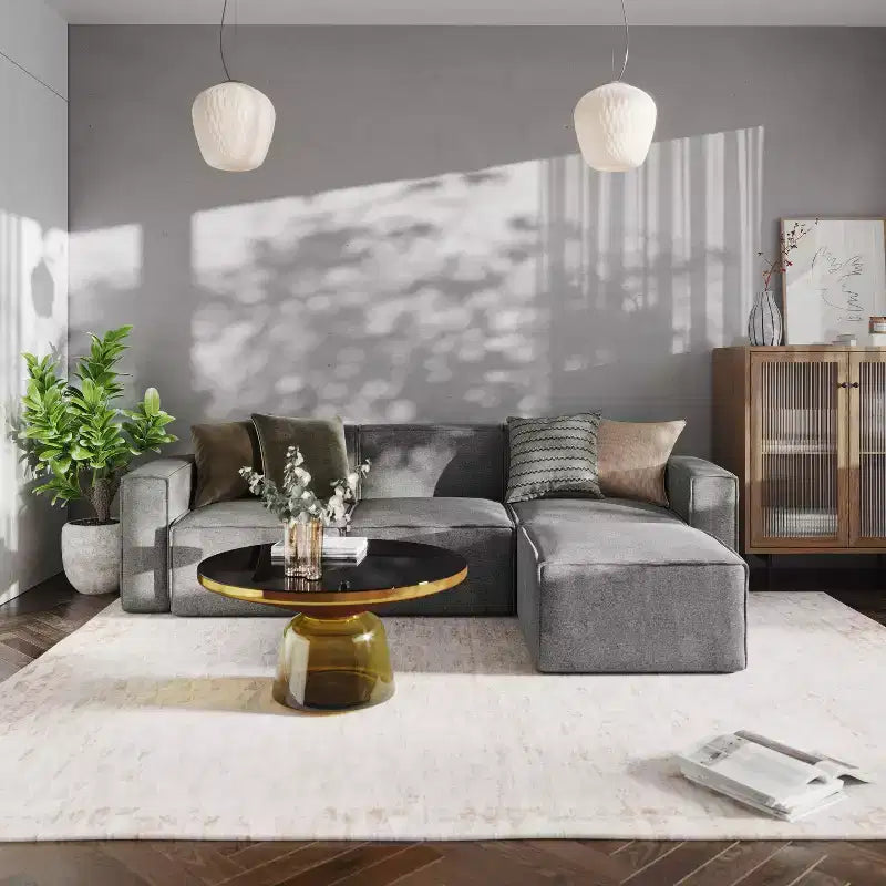 Poltrona con bracciolo Emma e Oliver Modular lato destro
