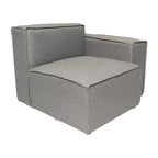 Poltrona con bracciolo Emma e Oliver Modular lato destro
