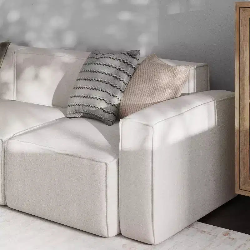 Poltrona con bracciolo Emma e Oliver Modular lato destro