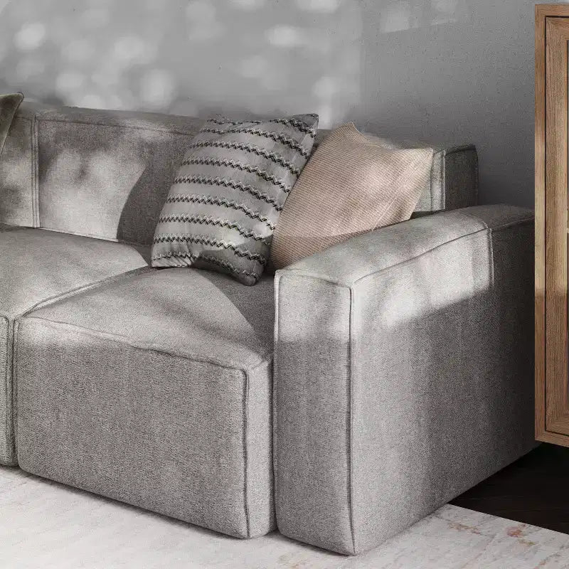 Poltrona con bracciolo Emma e Oliver Modular lato destro