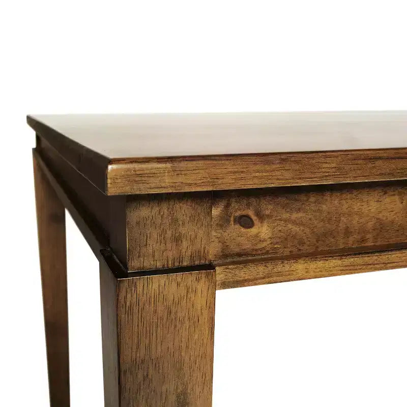 Tavolo da pranzo in legno Merrick Lane con gambe affusolate