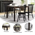 Tavolo da pranzo in legno Merrick Lane con gambe affusolate