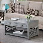 Tavolino da caffè in legno Middlebury da 36" con cassetto - Alaterre Furniture