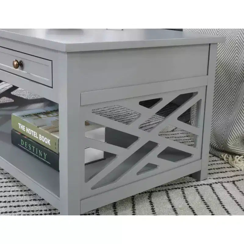 Tavolino da caffè in legno Middlebury da 36" con cassetto - Alaterre Furniture