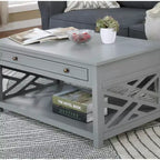Tavolino da caffè in legno Middlebury da 36" con cassetto - Alaterre Furniture