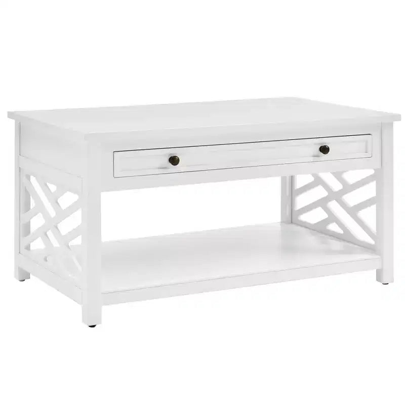 Tavolino da caffè in legno Middlebury da 36" con cassetto - Alaterre Furniture