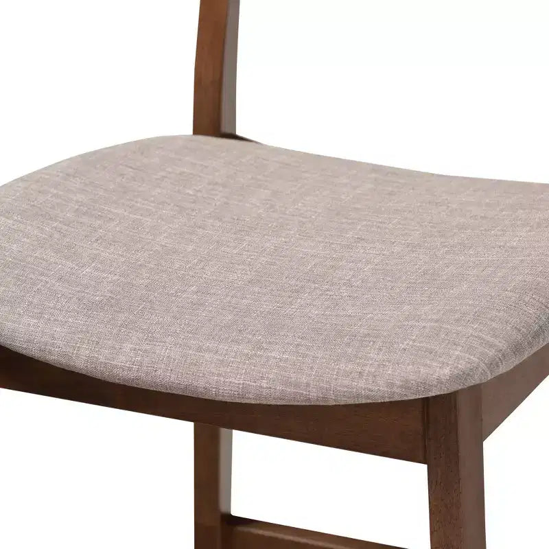 Set di 2 sgabelli da bar alti Larine Wood - Baxton Studio