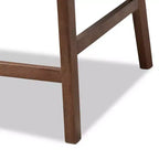 Set di 2 sgabelli da bar alti Larine Wood - Baxton Studio