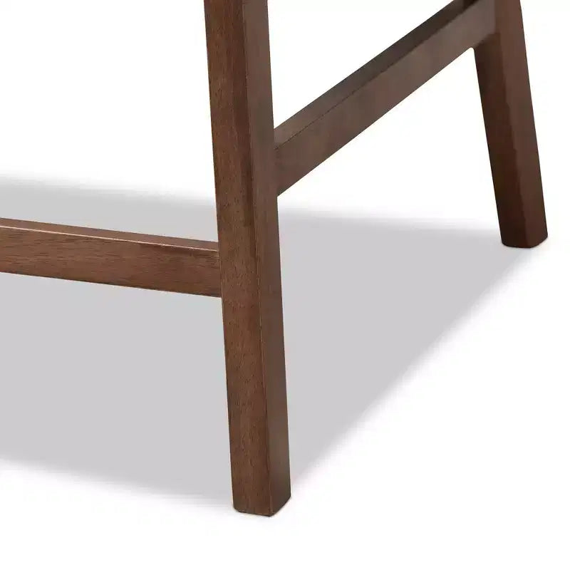 Set di 2 sgabelli da bar alti Larine Wood - Baxton Studio