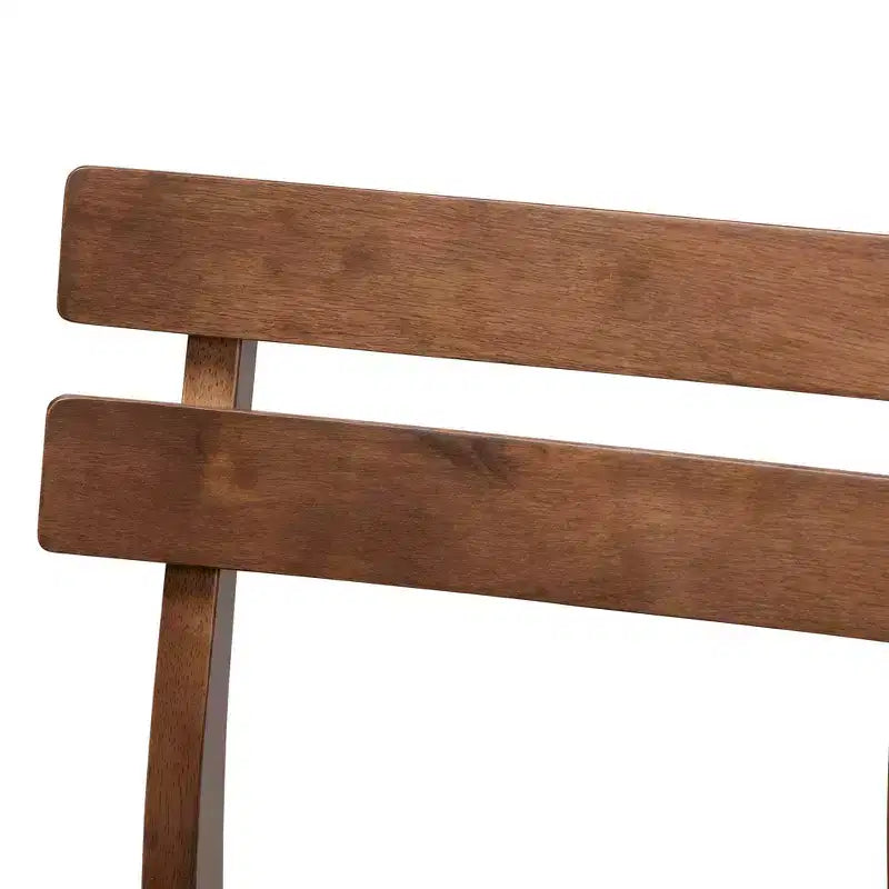 Set di 2 sgabelli da bar alti Larine Wood - Baxton Studio