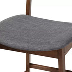 Set di 2 sgabelli da bar alti Larine Wood - Baxton Studio
