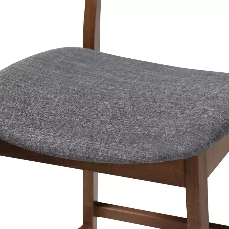 Set di 2 sgabelli da bar alti Larine Wood - Baxton Studio