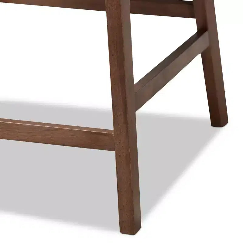 Set di 2 sgabelli da bar alti Larine Wood - Baxton Studio
