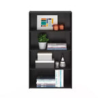 Furinno 4-Cube Scaffale Aperto Libreria Mobile Contenitore Multifunzionale, Espresso