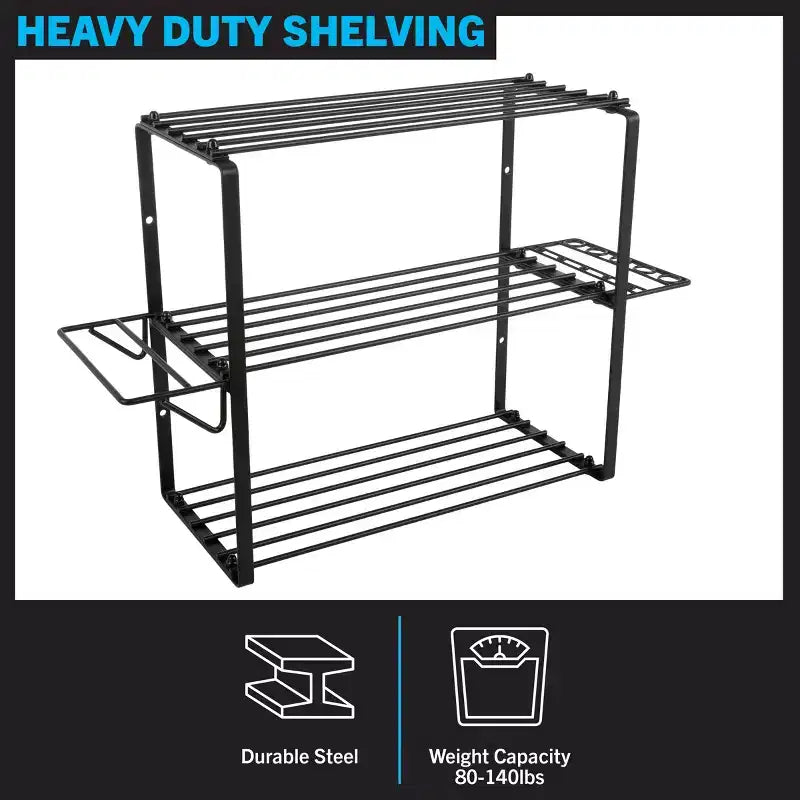 Scaffale Porta Utensili a 3 Livelli di Stalwart