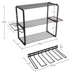 Scaffale Porta Utensili a 3 Livelli di Stalwart