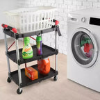 Carrello pieghevole Stalwart con capacità di 22,7 kg per ripiano
