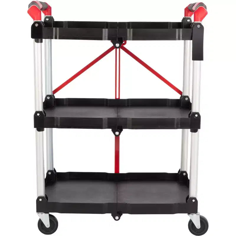 Carrello pieghevole Stalwart con capacità di 22,7 kg per ripiano