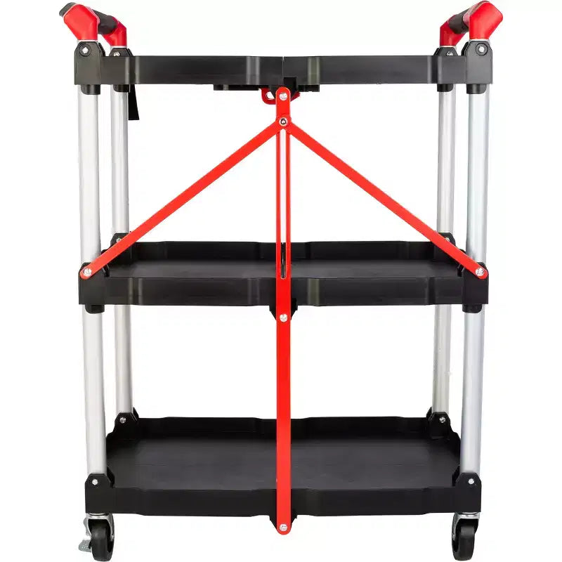 Carrello pieghevole Stalwart con capacità di 22,7 kg per ripiano