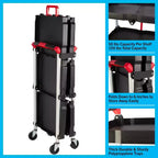 Carrello pieghevole Stalwart con capacità di 22,7 kg per ripiano