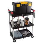 Carrello pieghevole Stalwart con capacità di 22,7 kg per ripiano