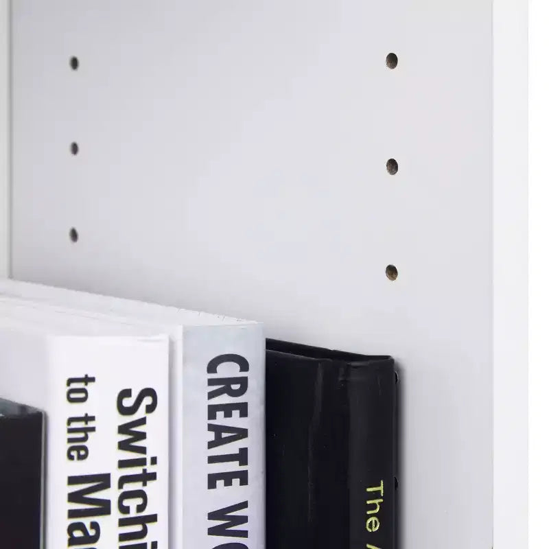 Furinno Libreria a 5 Cubi Salvaspazio con Scaffali Aperti Regolabili, Bianco
