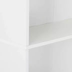 Furinno Libreria a 5 Cubi Salvaspazio con Scaffali Aperti Regolabili, Bianco
