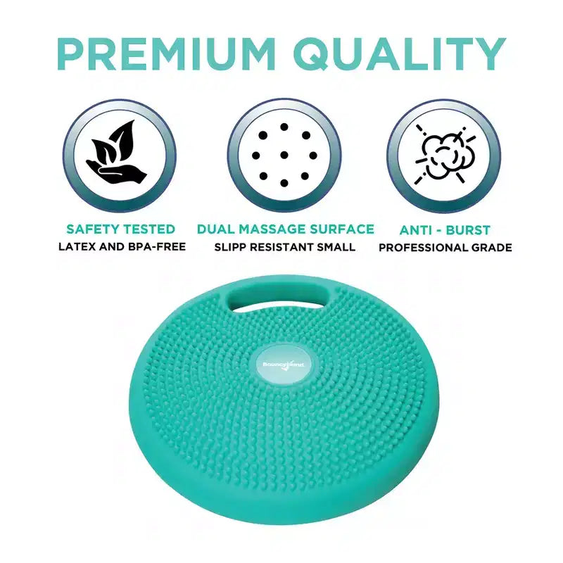 Cuscino sensoriale Bouncyband Portable Wiggle Seat, verde
