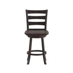 Sgabello da bar Emma and Oliver Classic Ladderback con sedile in legno, altezza da bancone