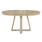 Set da Pranzo Funzionale Vintage da 5 Pezzi, Tavolo Rotondo con prolunga da 16 pollici e 4 Sedie Imbottite - ModernLuxe