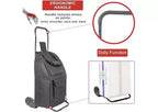 dbest products Carrello spesa pieghevole compatto Trolley Dolly per la spesa con ruote, borsa rimovibile e carrello a mano standard con rotelle