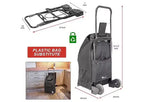 dbest products Carrello spesa pieghevole compatto Trolley Dolly per la spesa con ruote, borsa rimovibile e carrello a mano standard con rotelle