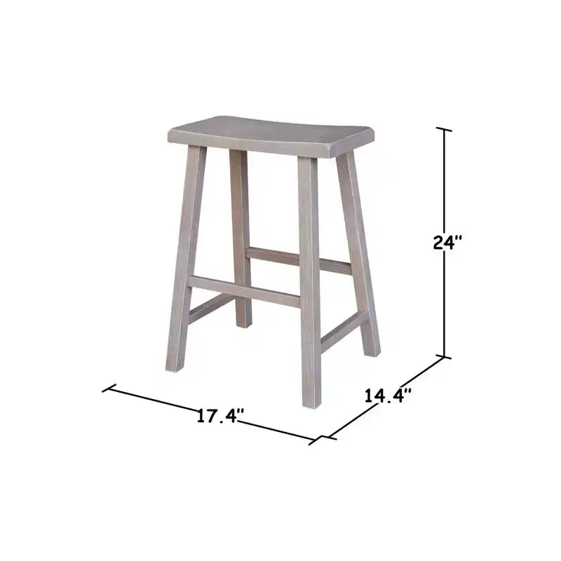 Sgabello da bancone Davis con seduta a sella - International Concepts