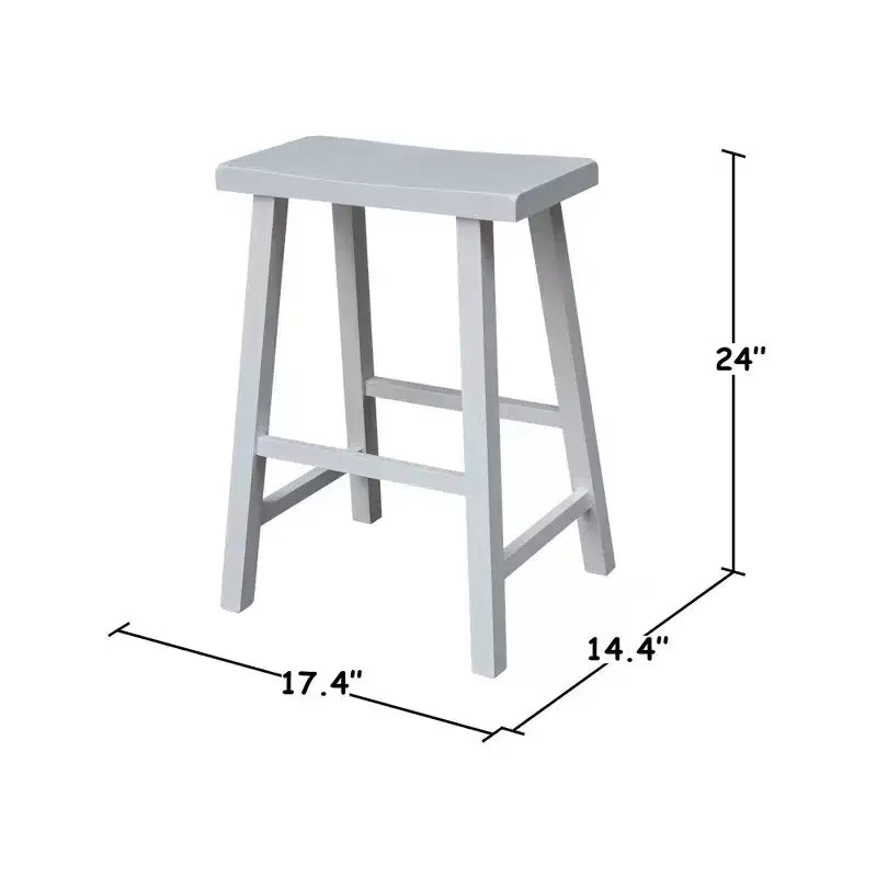 Sgabello da bancone Davis con seduta a sella - International Concepts