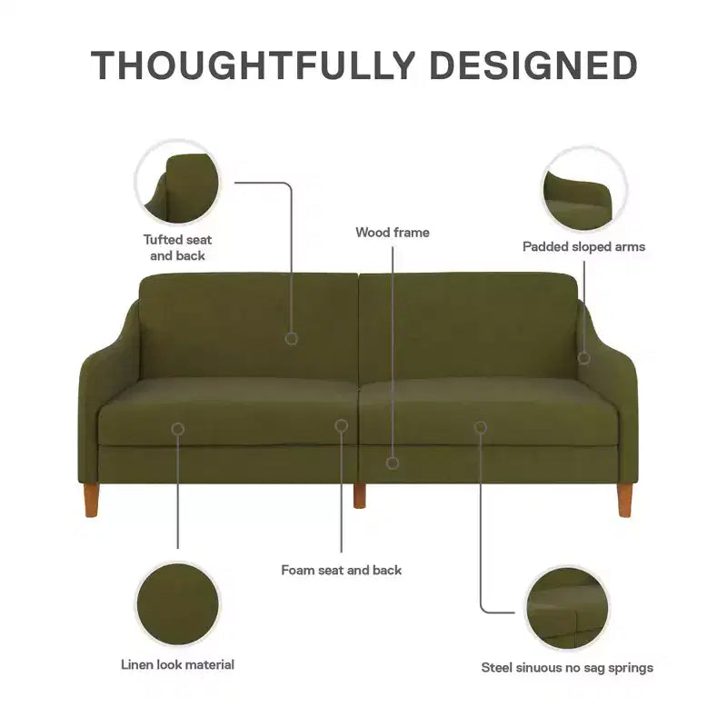 Futon a molle DHP Jasper
