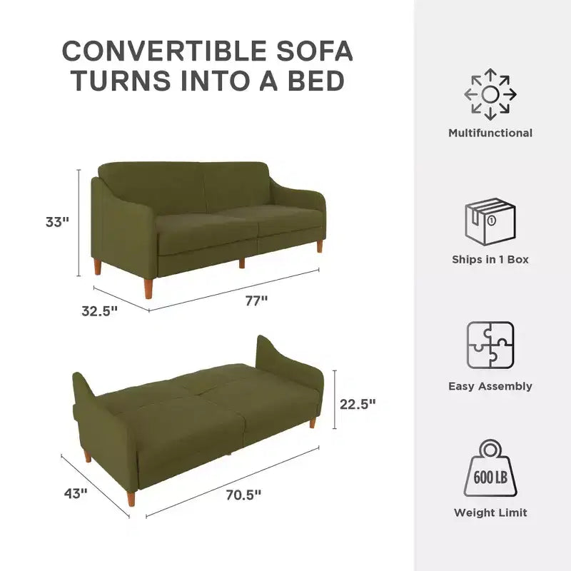 Futon a molle DHP Jasper