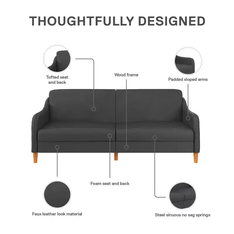 Futon a molle DHP Jasper