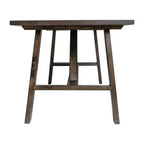Flash Furniture Eli Tavolino da caffè in legno massiccio in stile rustico, tavolino d'appoggio in stile cavalletto