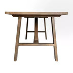 Flash Furniture Eli Tavolino da caffè in legno massiccio in stile rustico, tavolino d'appoggio in stile cavalletto