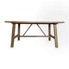 Flash Furniture Eli Tavolino da caffè in legno massiccio in stile rustico, tavolino d'appoggio in stile cavalletto