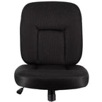Sedia da ufficio Elama Mid Back regolabile in tessuto nero