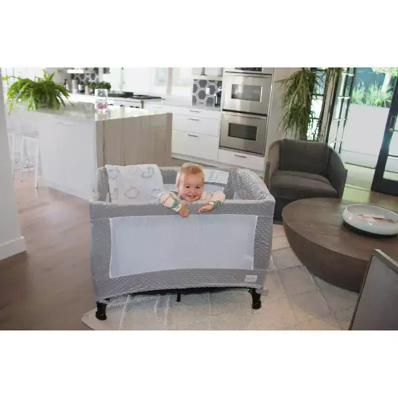 Coverplay Copertura in ciniglia per box con braccioli curvi