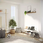 Home-Complete Scarpiera a 3 Ripiani per 15 Paia, Bianca