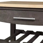 Carrello da Cucina Ellaine a 4 Ripiani con Tagliere, Cassetto e Portabottiglie - Breighton Home