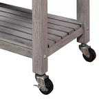 Carrello da Cucina Ellaine a 4 Ripiani con Tagliere, Cassetto e Portabottiglie - Breighton Home