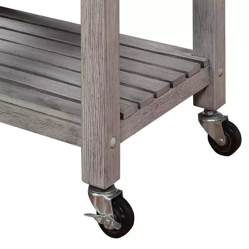 Carrello da Cucina Ellaine a 4 Ripiani con Tagliere, Cassetto e Portabottiglie - Breighton Home