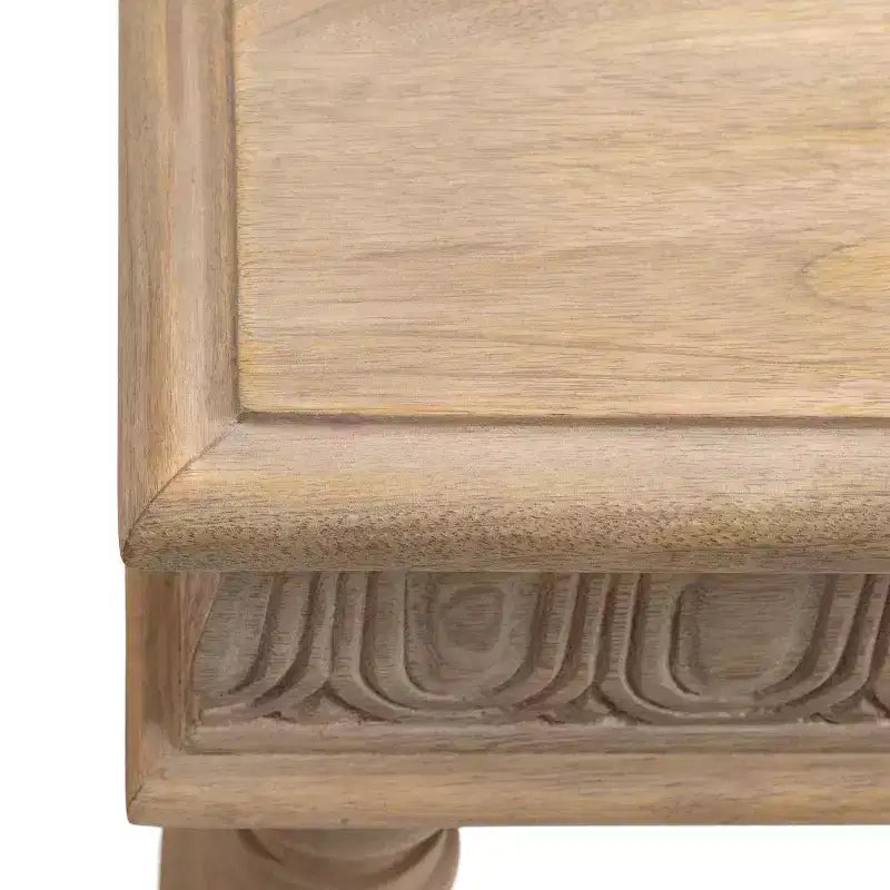 Tavolo Console Rettangolare in Legno Kate e Laurel Patresa, 36x14x30, Marrone
